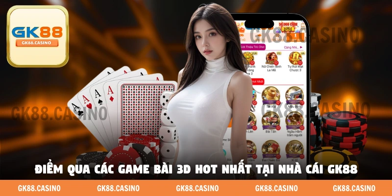 Điểm qua các game bài 3D hot nhất tại nhà cái GK88 